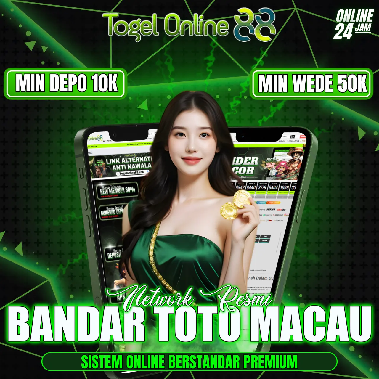 TOGELONLINE88 ✪ Network Resmi Bandar Toto Macau & Sistem Online Berstandar Premium